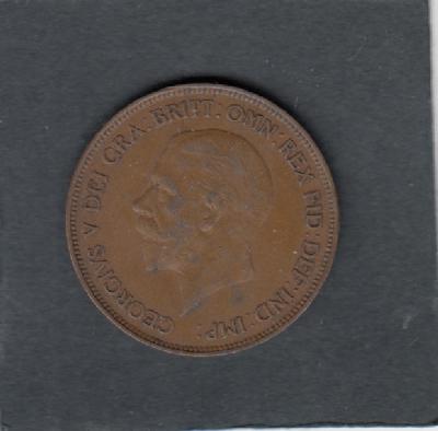 Beschrijving: 1 Penny  GEORGIUS V